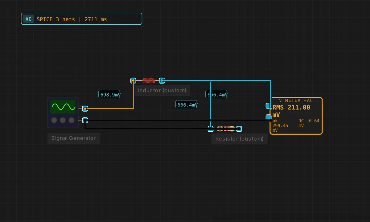 RL Low-Pass Filter