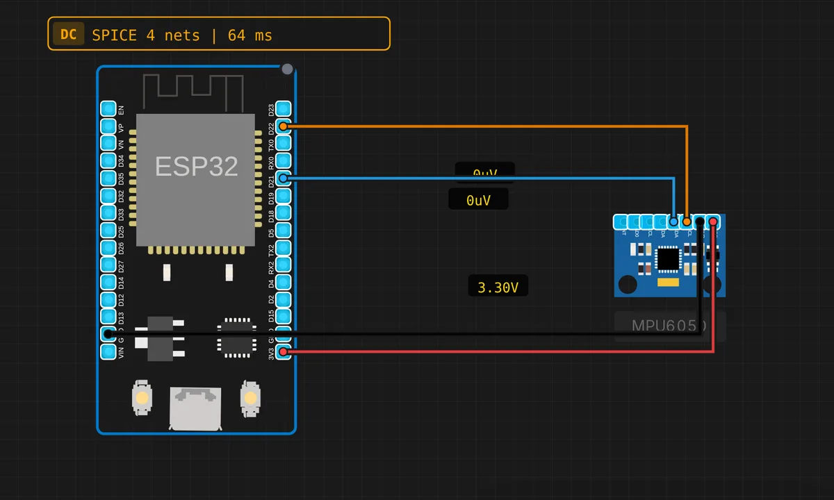ESP32: MPU-6050 Accelerometer