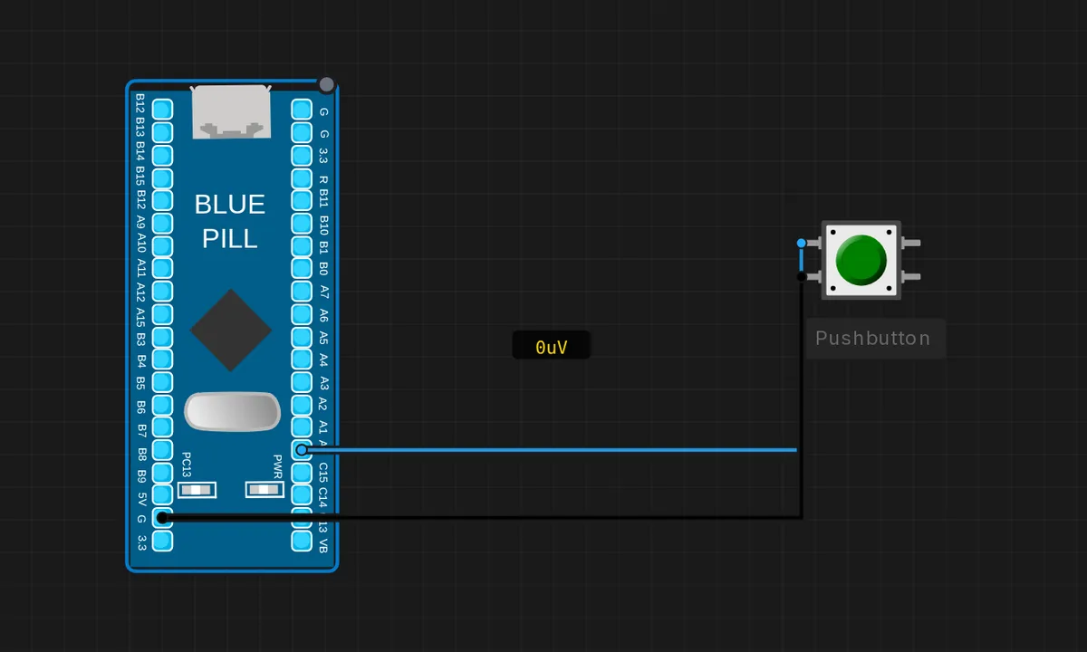 STM32: Push Button -> LED